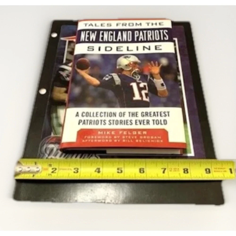 Tom Brady Book Tales from the New England Patriots Sideline Felger Mancave Gift